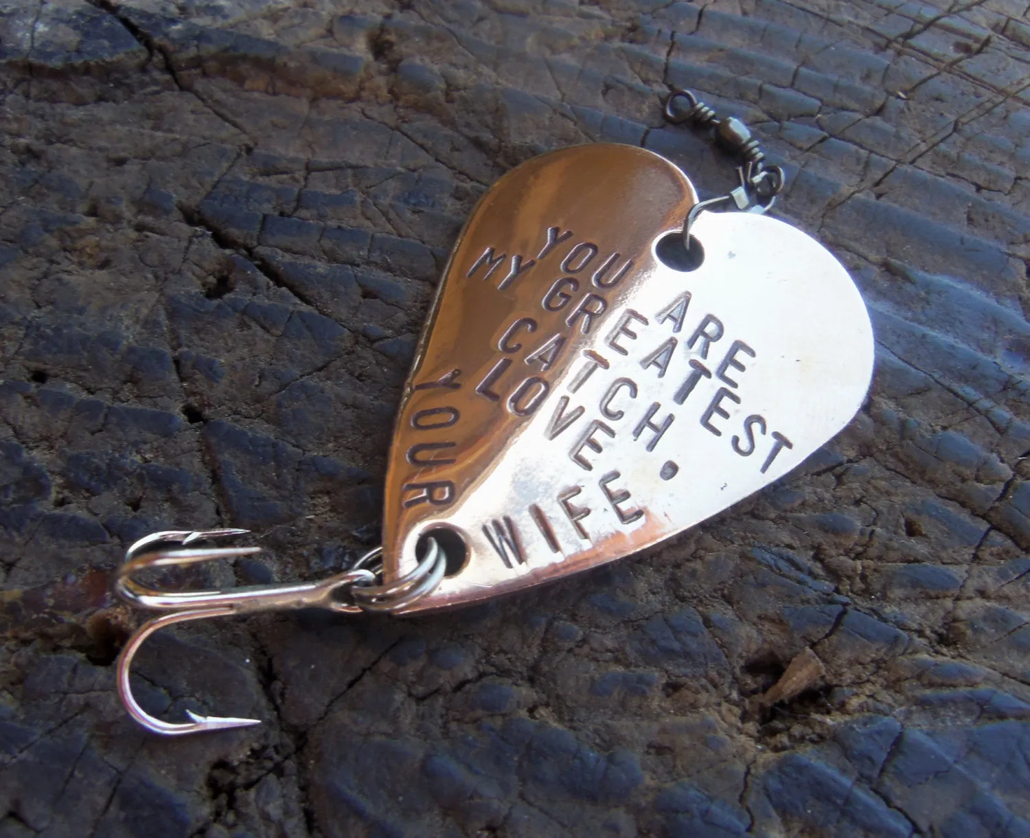 You Are My Greatest Catch - Personalized Heart Fishing Lure