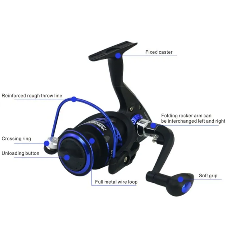 YUMOSHI BK2000 Fishing Reel Spinning Strong Metal Spool High Speed Sea Fish Reel