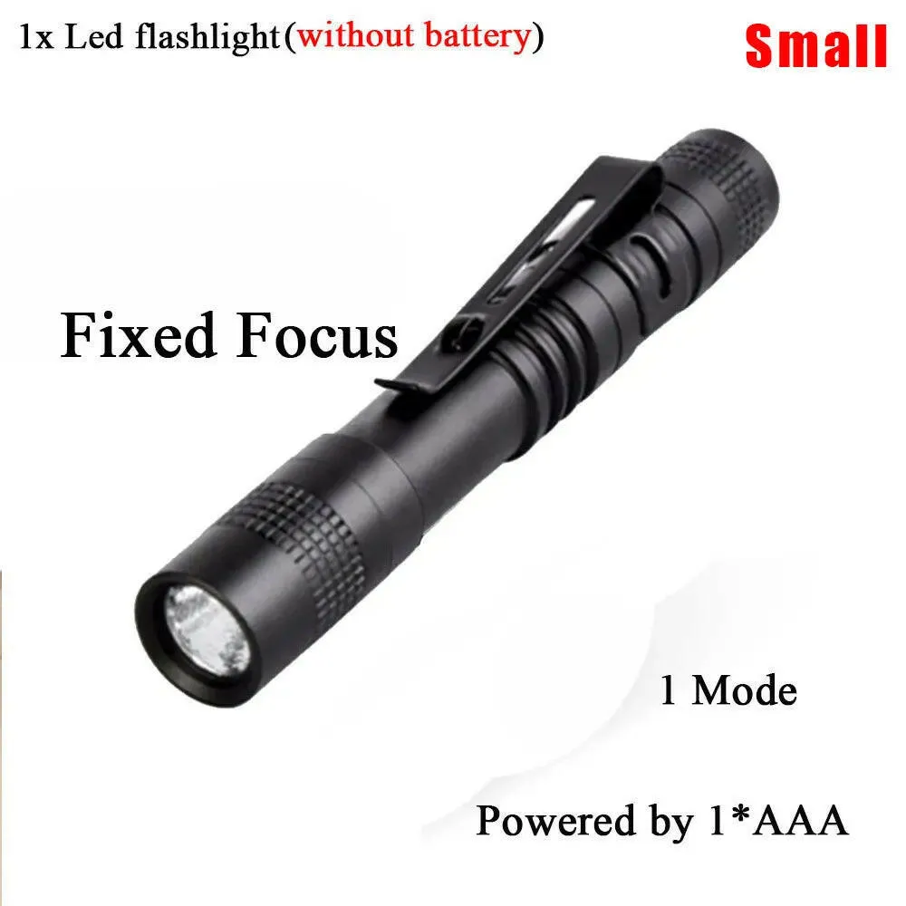 ZHIYU Mini LED Flashlight XPE Portable Pen Light Waterproof Torch Camping Emergency Outdoor Walking Lantern Keychain Flashlight