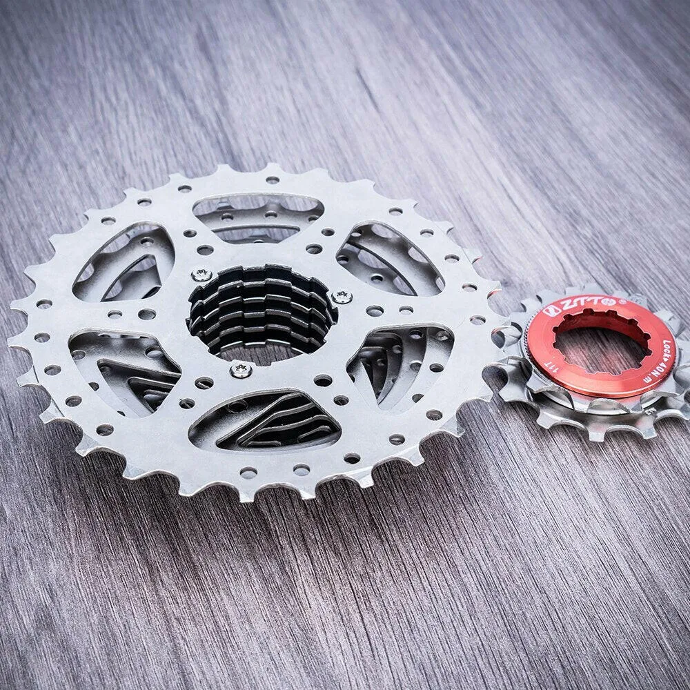 ZTTO 8 9 10 11 Speed Bicycle Cassette Road Bike 10speed Steel Sprocket 8s 9s 10s 11s 8v K7 Freewheel Bicycle Parts